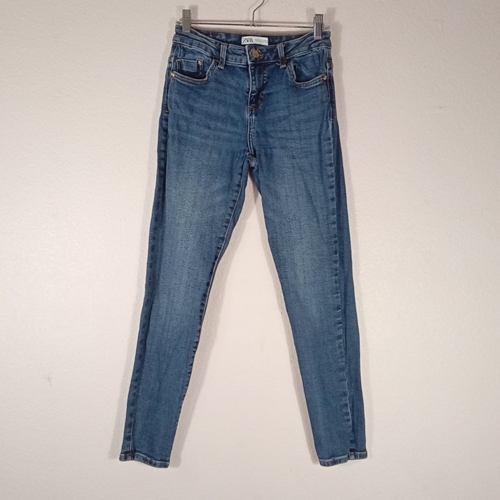 Zara Skinny Blue Jeans Size 4
